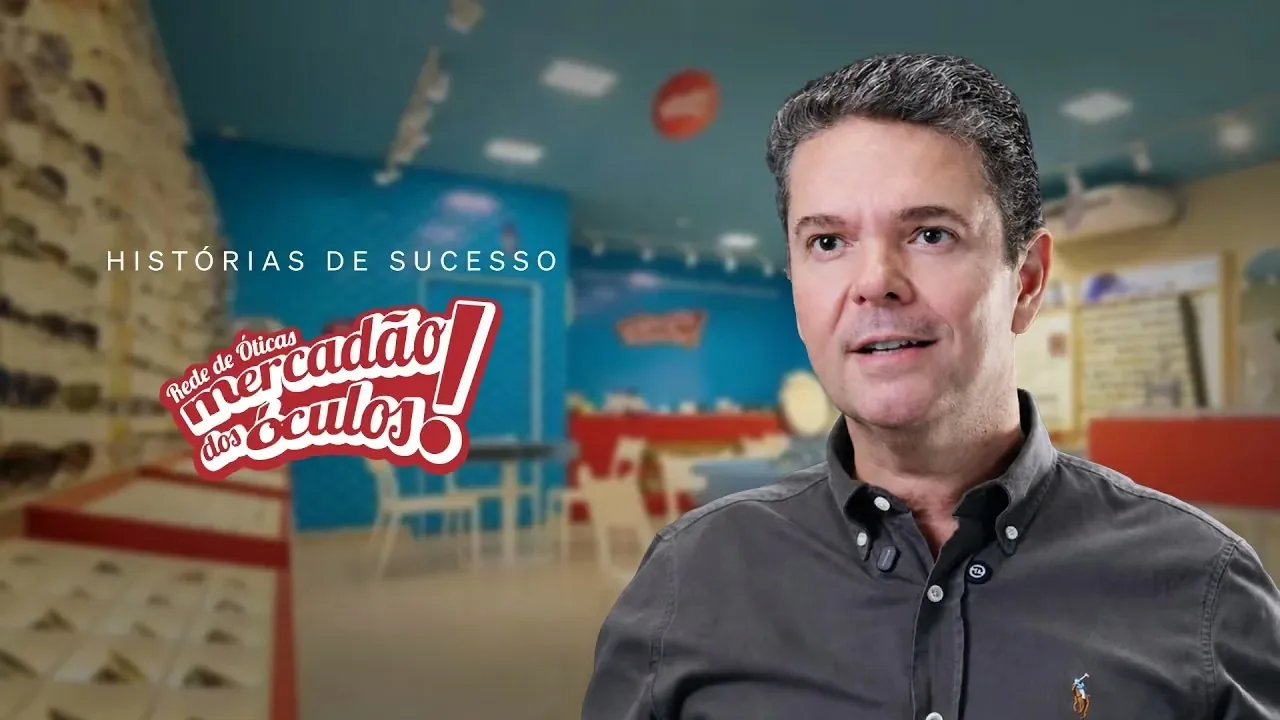 Capa do vídeo do case Mercadão dos Óculos