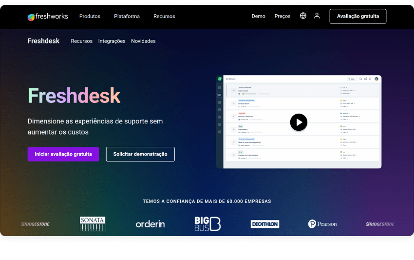 2. Freshdesk