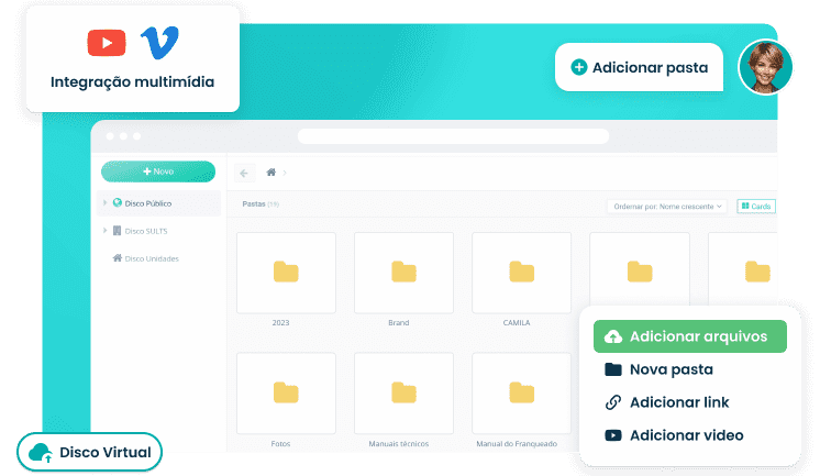 Sistema de ECM Ilustração - Sistema de ECM